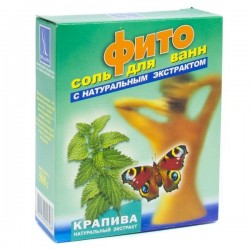 Соль-фито для ванн, 500 г крапива