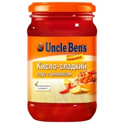 Соус, Uncle Ben's (Анкл Бенс) 210 г Кисло-сладкий с ананасом