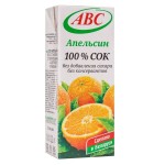 Сок, ABC (АВС) 200 мл апельсиновый слим