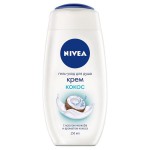 Гель для душа, Nivea (Нивея) 250 мл Крем-кокос с маслом жожоба и ароматом кокоса