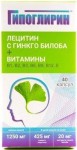 Гипоглирин, капс. 1250 мг №40 Лецитин с гинкго билоба и витаминами