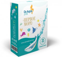 Соль морская для ванн, Dr.Aqua (Доктор Аква) 450 г первое море