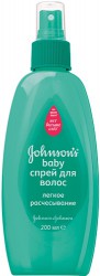 Спрей для волос, Johnson's Baby (Джонсонс Беби) 200 мл легкое расчесывание