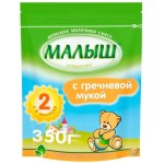 Смесь молочная сухая, Малыш 350 г Истринский 2 с гречневой мукой с 6 мес