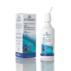 Спрей назальный, 0.9% 150 мл Athomer Isotonic Moisturizing & Care Атомер изотонический стерильный из морской воды для увлажнения и ухода для взрослых и детей всех возрастов (медизделие)